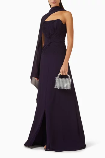 Althina Shawl Gown