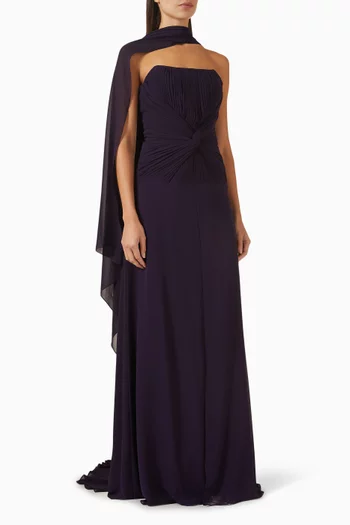 Althina Shawl Gown