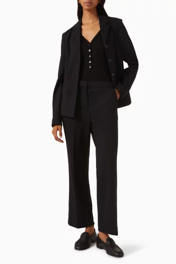 Slim-fit Blazer in Wool-cotton
