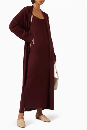 Slip Dress in Wool-cashmere