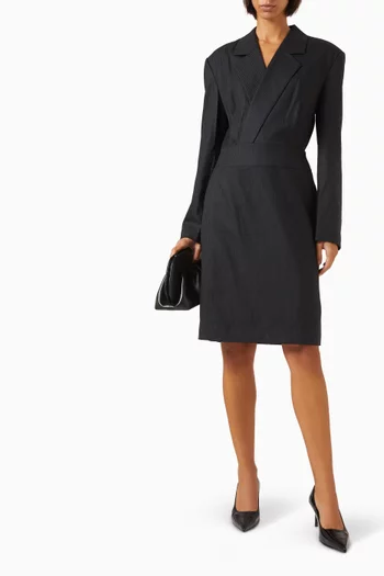 Blazer Dress in Wool
