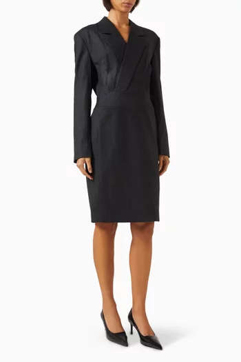 Blazer Dress in Wool