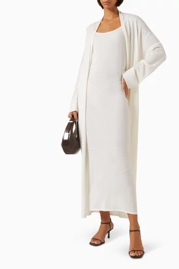 Slip Dress in Wool-cashmere