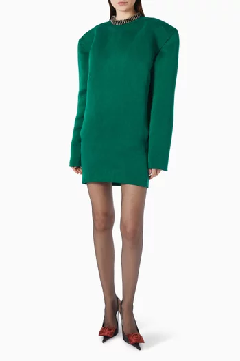 Boxy Mini Dress in Silk