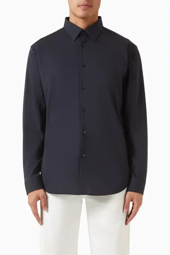 قميص رسمي قماش منسوج سميك