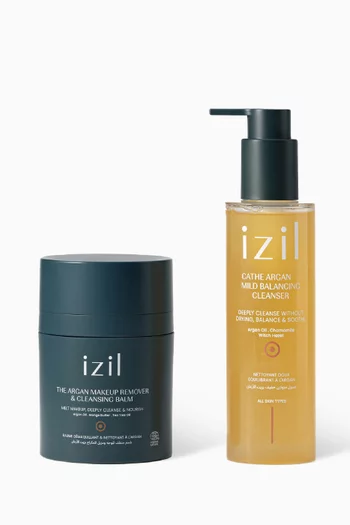 The Argan Double Cleansing & Nourishing Duo