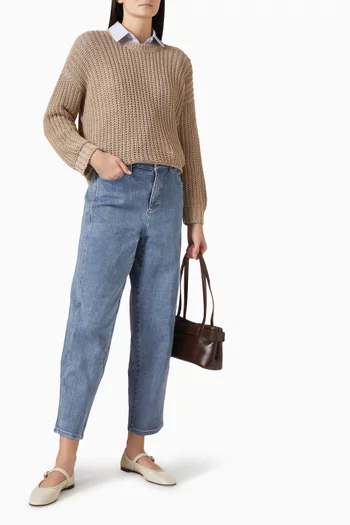 Crewneck Sweater in Knit