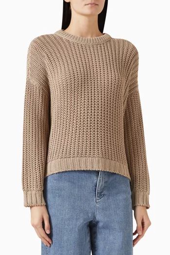 Crewneck Sweater in Knit