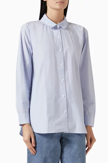 Striped Shirt in Cotton-poplin