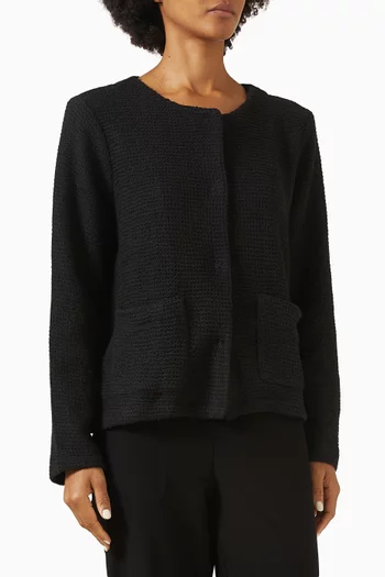 Round Neck Cardigan