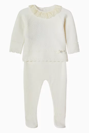 Knitted Sweater & Leggings in Wool