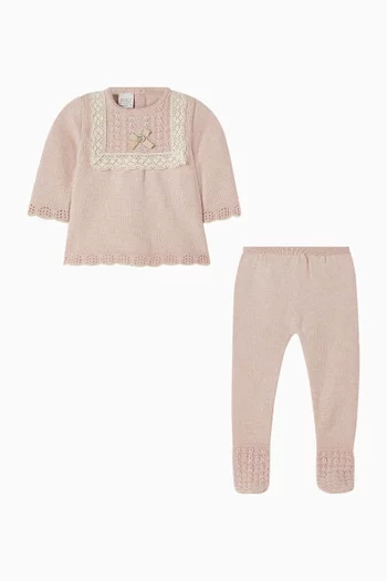 Knitted Sweater & Leggings in Wool