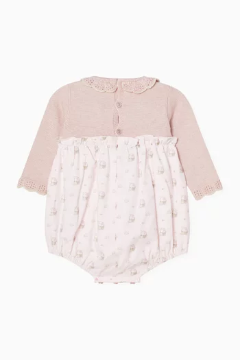 Pascua Romper in Cotton-cashmere Blend