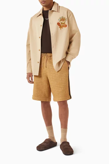 La Surchemise Brodee Fleur Overshirt