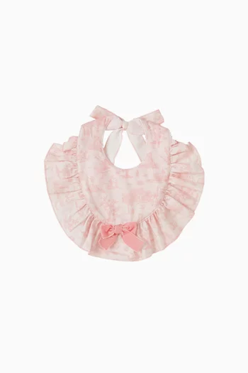 Printed Ruffle Bib