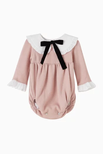 Bow Ruffle Romper
