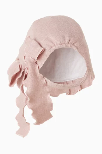 Ruffle-trim Bonnet