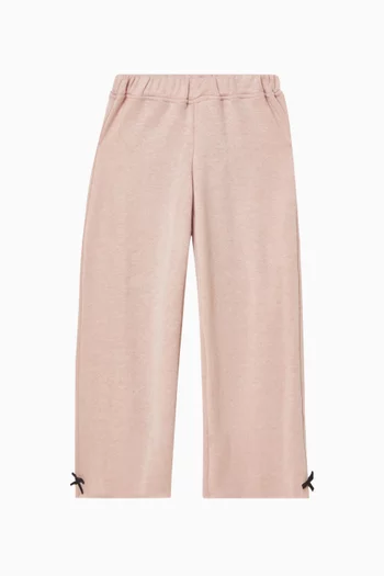 Bow Wide-leg Pants