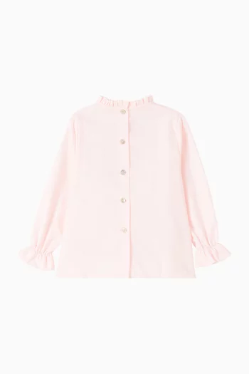 Rose-detail Blouse