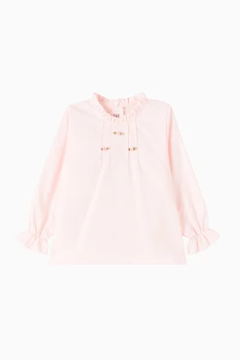 Rose-detail Blouse