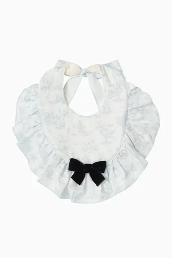 Printed Ruffle Bib