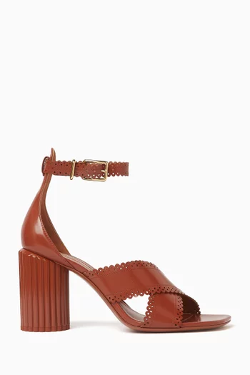 Eddie 85 Sandals in Leather