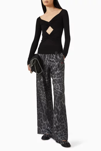Candy Cut-out Top in Jersey