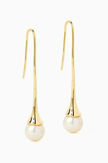 Lumora Drop Earrings in 18kt Gold-plated Sterling Silver