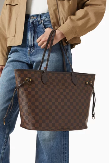 Neverfull MM Tote Bag in Coated Canvas