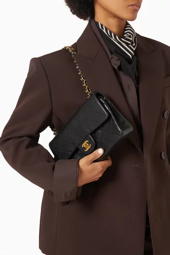 Small Classic Double Flap Bag in Lambskin Leather