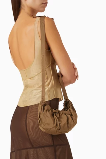 Croissant Shoulder Bag in Nylon