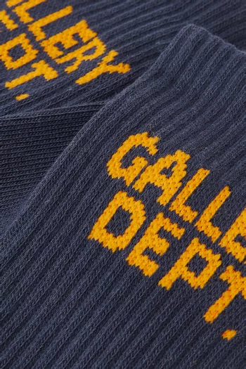 جوارب بشعار الماركة مزيج قطن