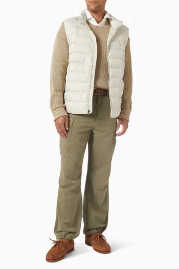 Garment-Dyed Sweater in Cotton