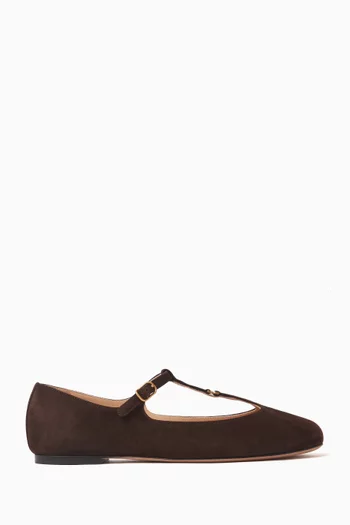 Marcie Ballet Flats in Suede