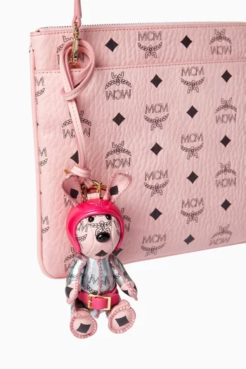 حلية ارين بتصميم أرنب فضائي قنب بنقشة فيزيتوس