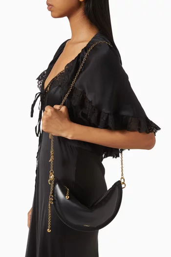 Mini Halfmoon Bag in Nappa Leather