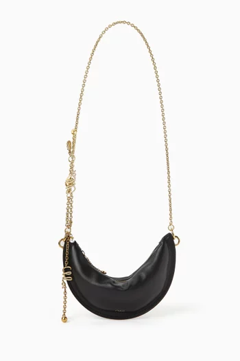 Mini Halfmoon Bag in Nappa Leather