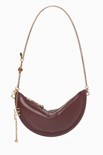 Mini Halfmoon Bag in Nappa Leather