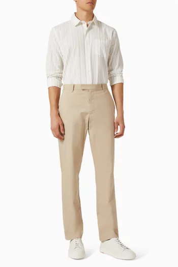Chatsworth Stripe Shirt in Cotton Oxford