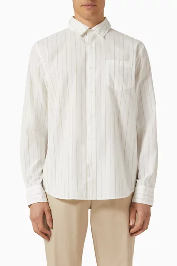 Chatsworth Stripe Shirt in Cotton Oxford