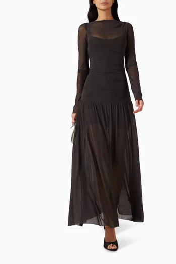 Blaine Sheer Maxi Dress