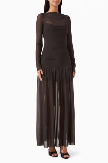 Blaine Sheer Maxi Dress