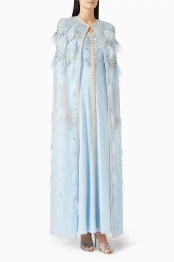 قفطان مطرز وكاب