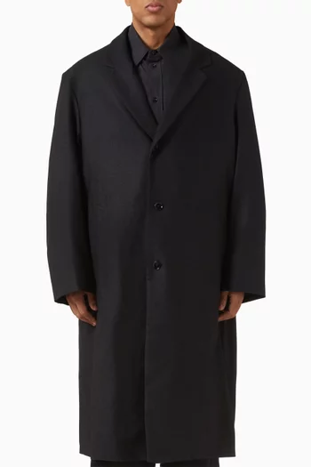 Soft Chesterfield Coat in Cashmere-blend