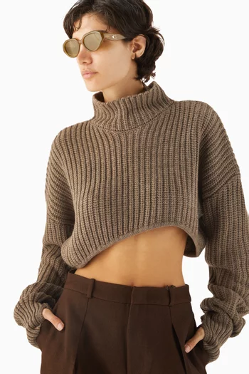 Irregular Sunglasses in Acetate