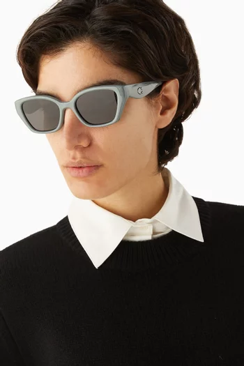 Irregular Sunglasses in Acetate