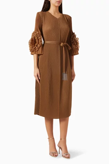 Emery Belted Midi Dress