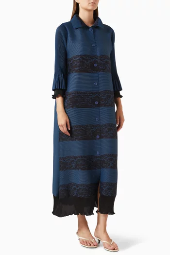 Elisa Maxi Dress in Plissé