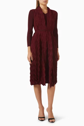 Paula Textured Overlay Dress