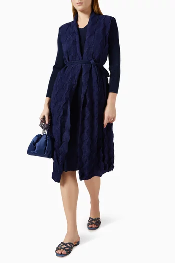 Paula Textured Overlay Dress